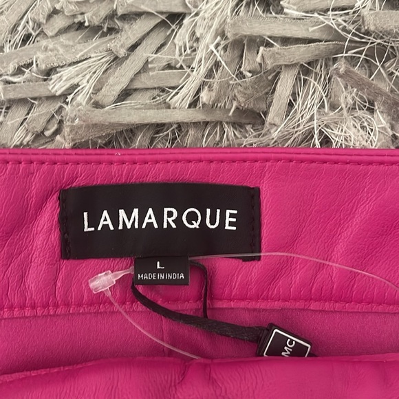 LAMARQUE | INAYA MINI LEATHER SKIRT - Picture 3 of 4